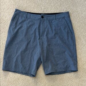 Men's Slate Blue Casual Shorts-36” waist, 10” inseam